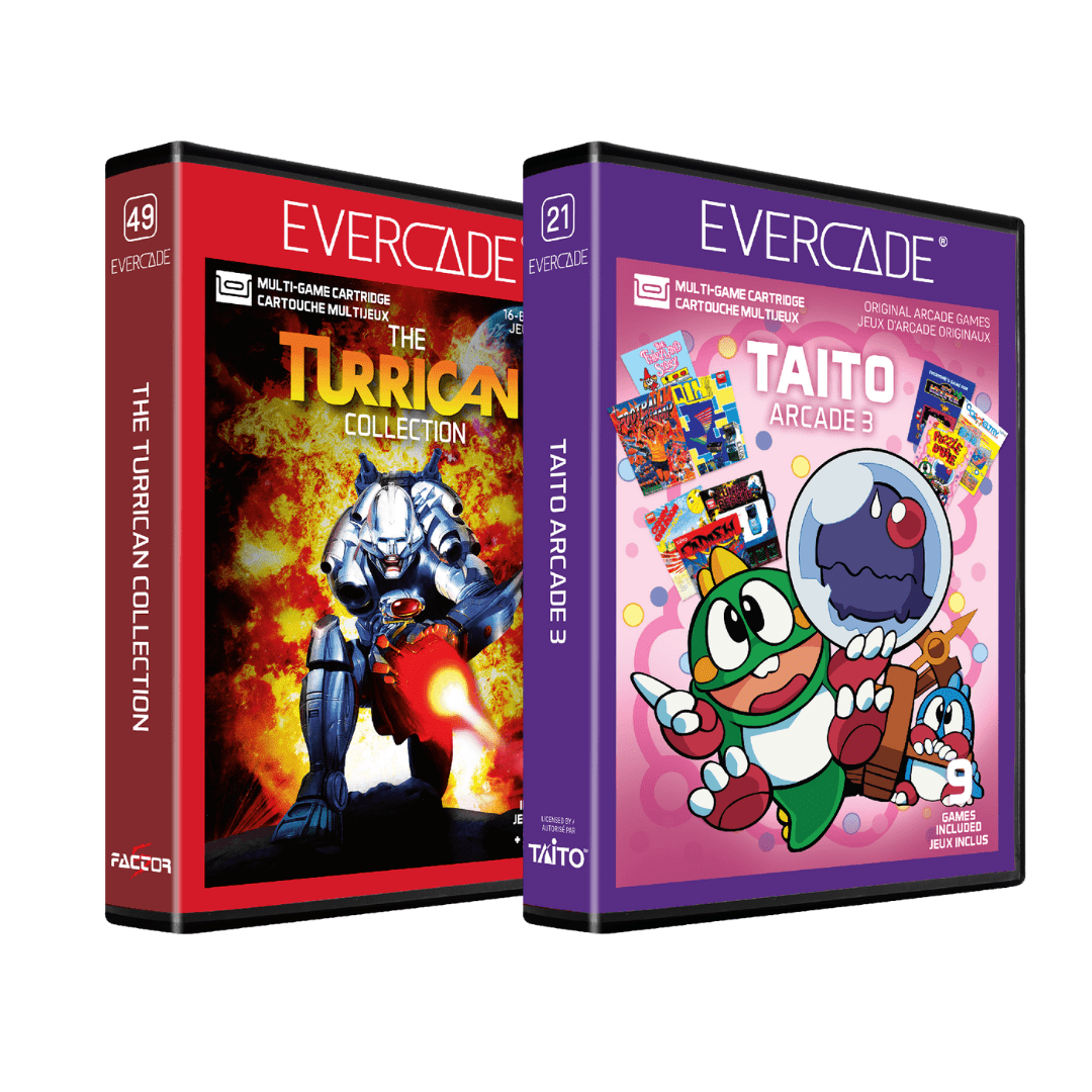 Evercade Turrican and Taito Arcade Collection 3 for Game – CastleMania Games