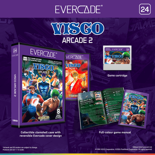 Evercade Visco Arcade 1 and 2 Bundle for Game – CastleMania Games