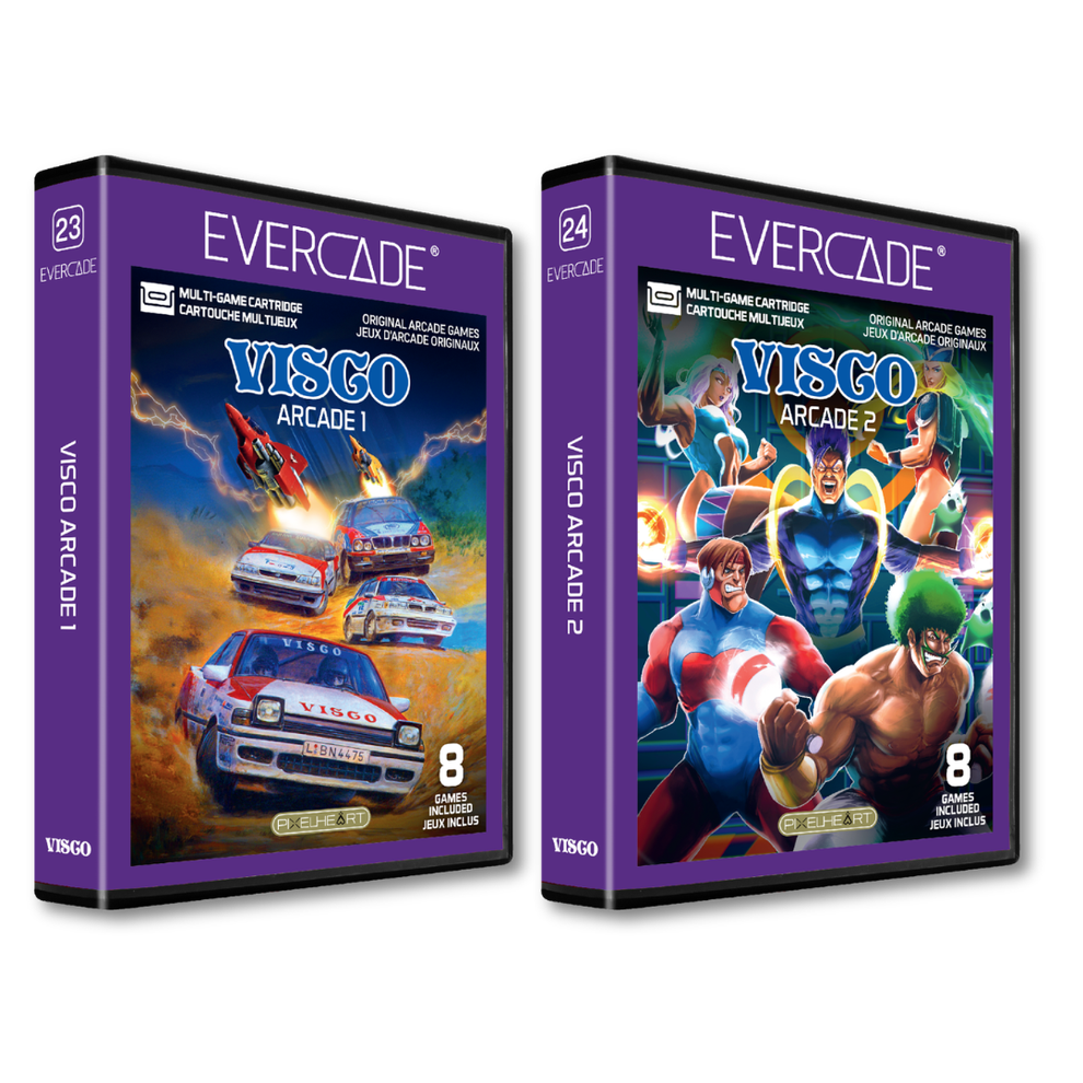 Evercade Visco Arcade 1 and 2 Bundle