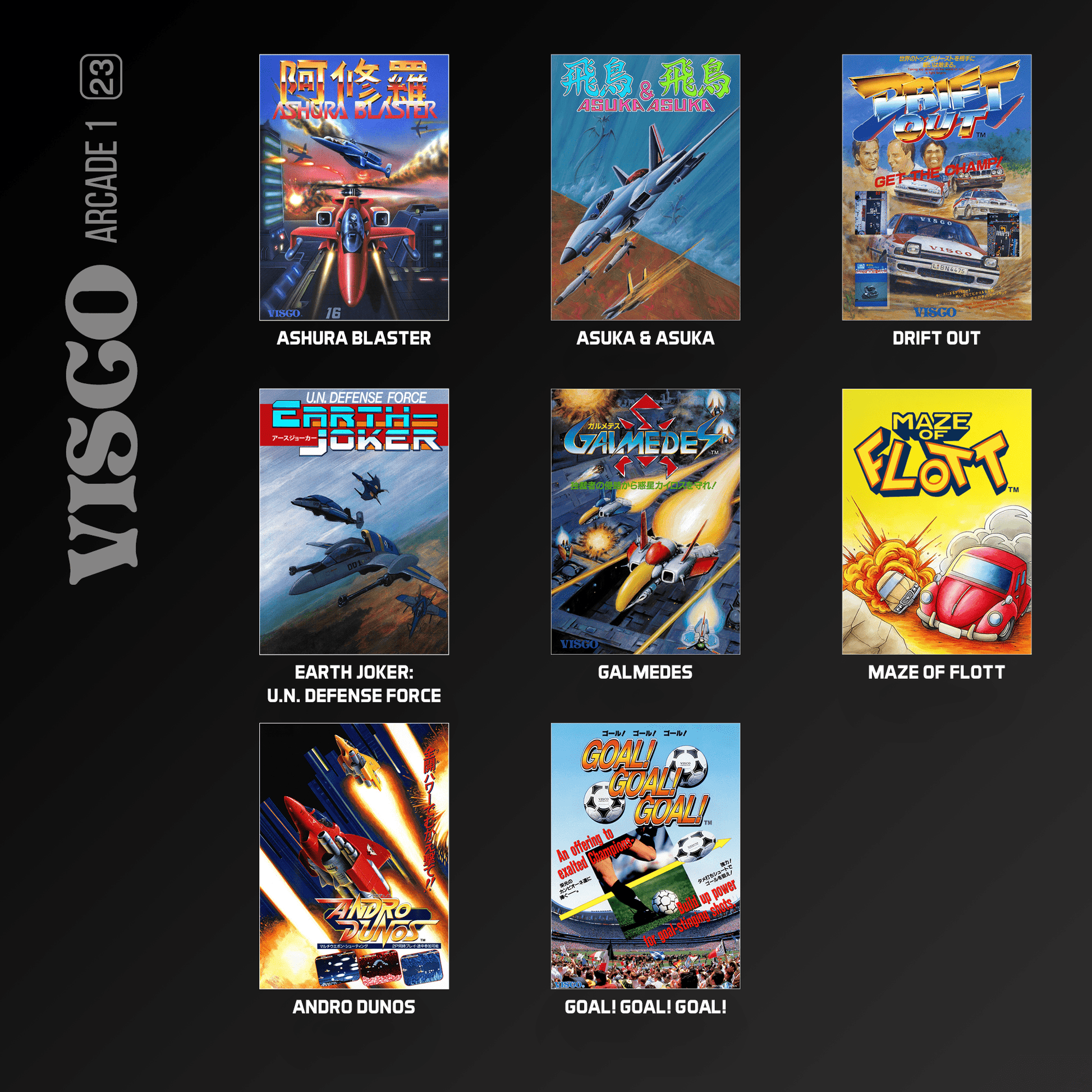 Evercade Visco Arcade 1 and 2 Bundle for Game – CastleMania Games