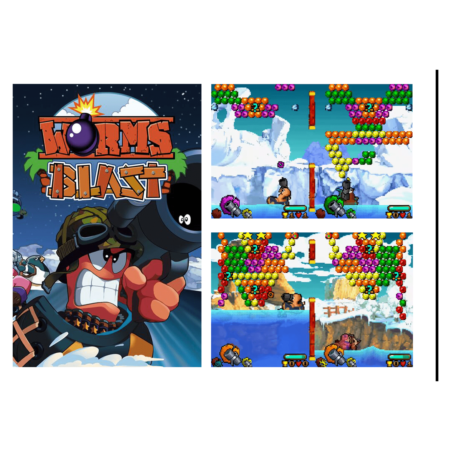 Evercade Worms Collection 1 for Game – CastleMania Games