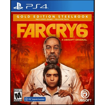 Far Cry 6 SteelBook Gold Edition for PlayStation 4 for Game – CastleMania Games