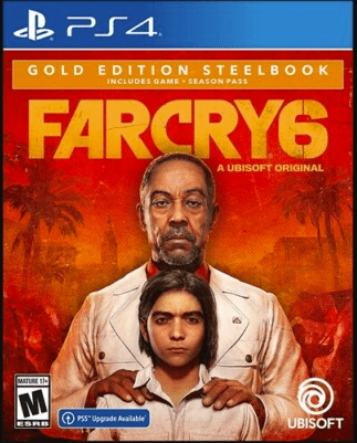 Far Cry 6 SteelBook Gold Edition for PlayStation 4 for Game – CastleMania Games