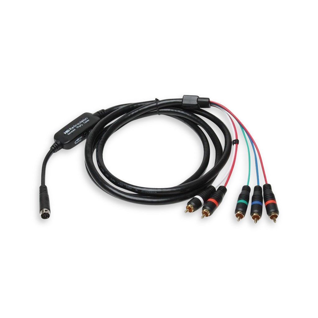 HD Retrovision Genesis YPbPr Component Cable for A/V Cable – CastleMania Games