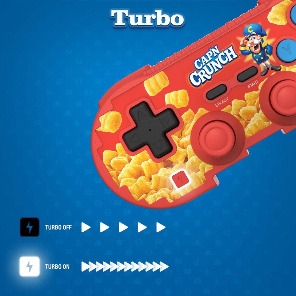 Hyperkin Limited Edition Pixel Art Wireless Bluetooth Official Cap'n Crunch Controller for Controller – CastleMania Games