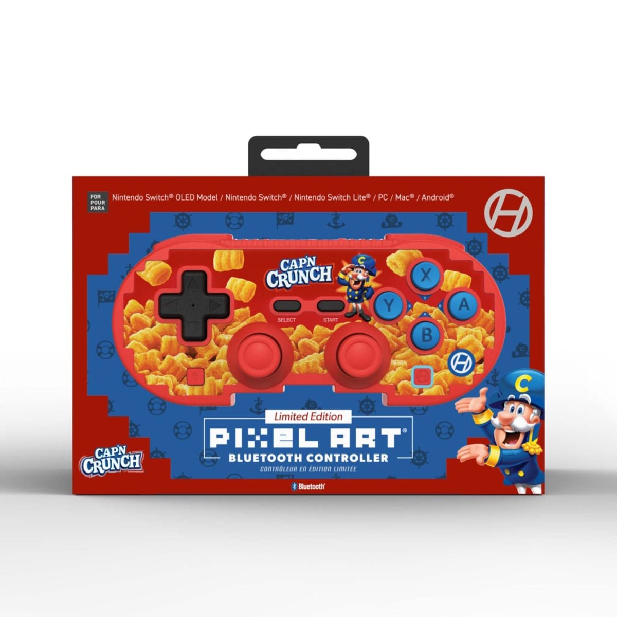 Hyperkin Limited Edition Pixel Art Wireless Bluetooth Official Cap'n Crunch Controller for Controller – CastleMania Games