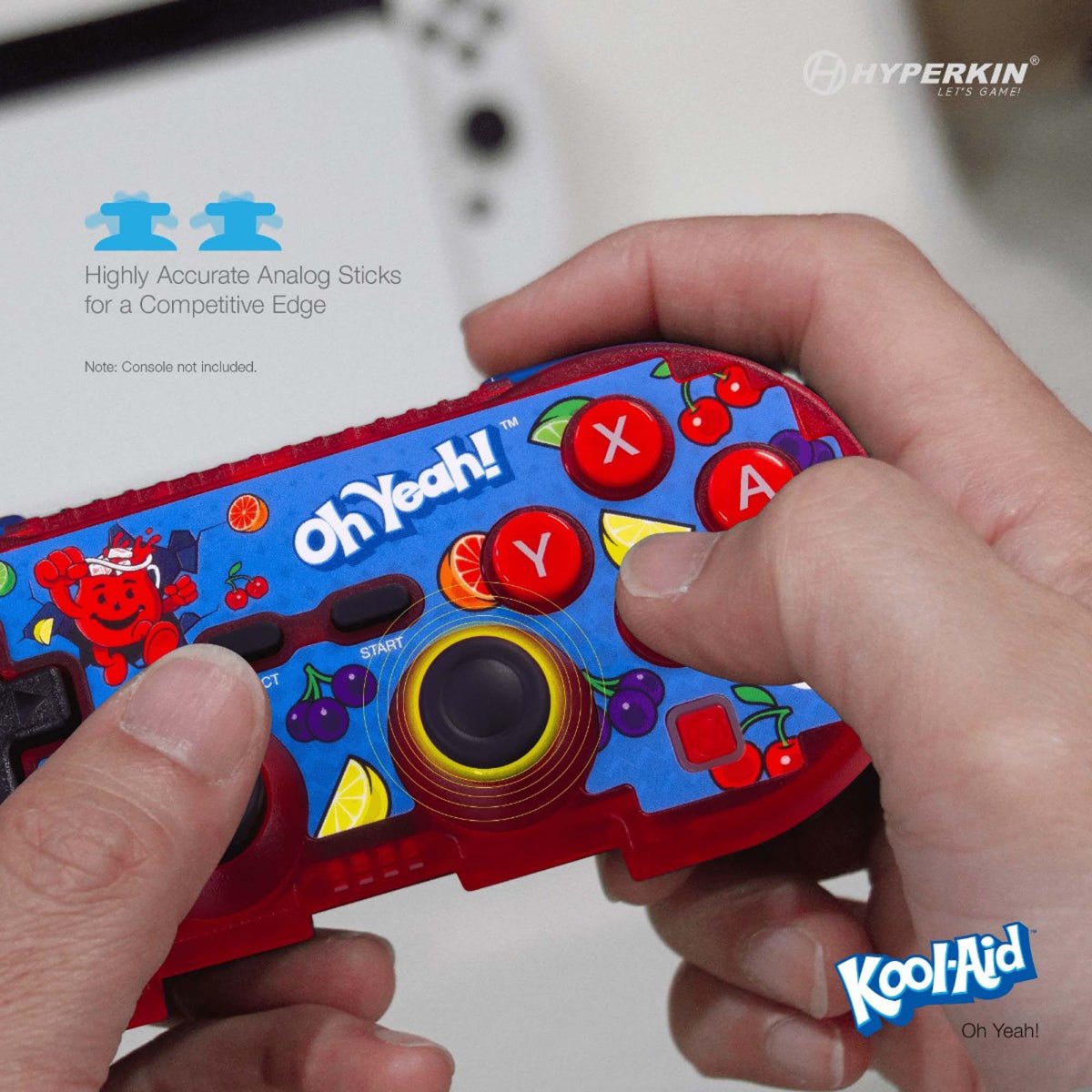 Hyperkin Ltd. Edition Pixel Art Bluetooth Controller Official Kool - Aid (Oh Yeah) for Controller – CastleMania Games