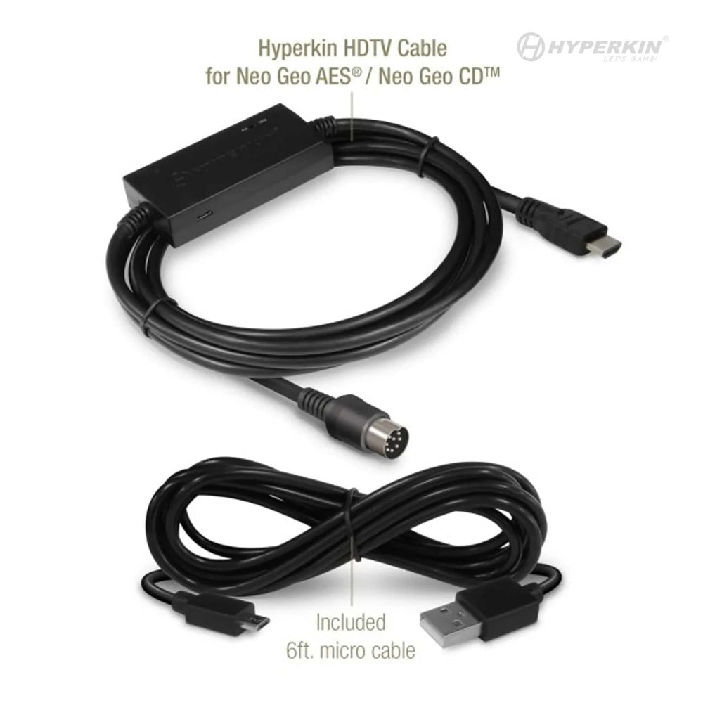 Hyperkin Neo Geo AES / Neo Geo CD HDTV Cable for A/V Adapter – CastleMania Games