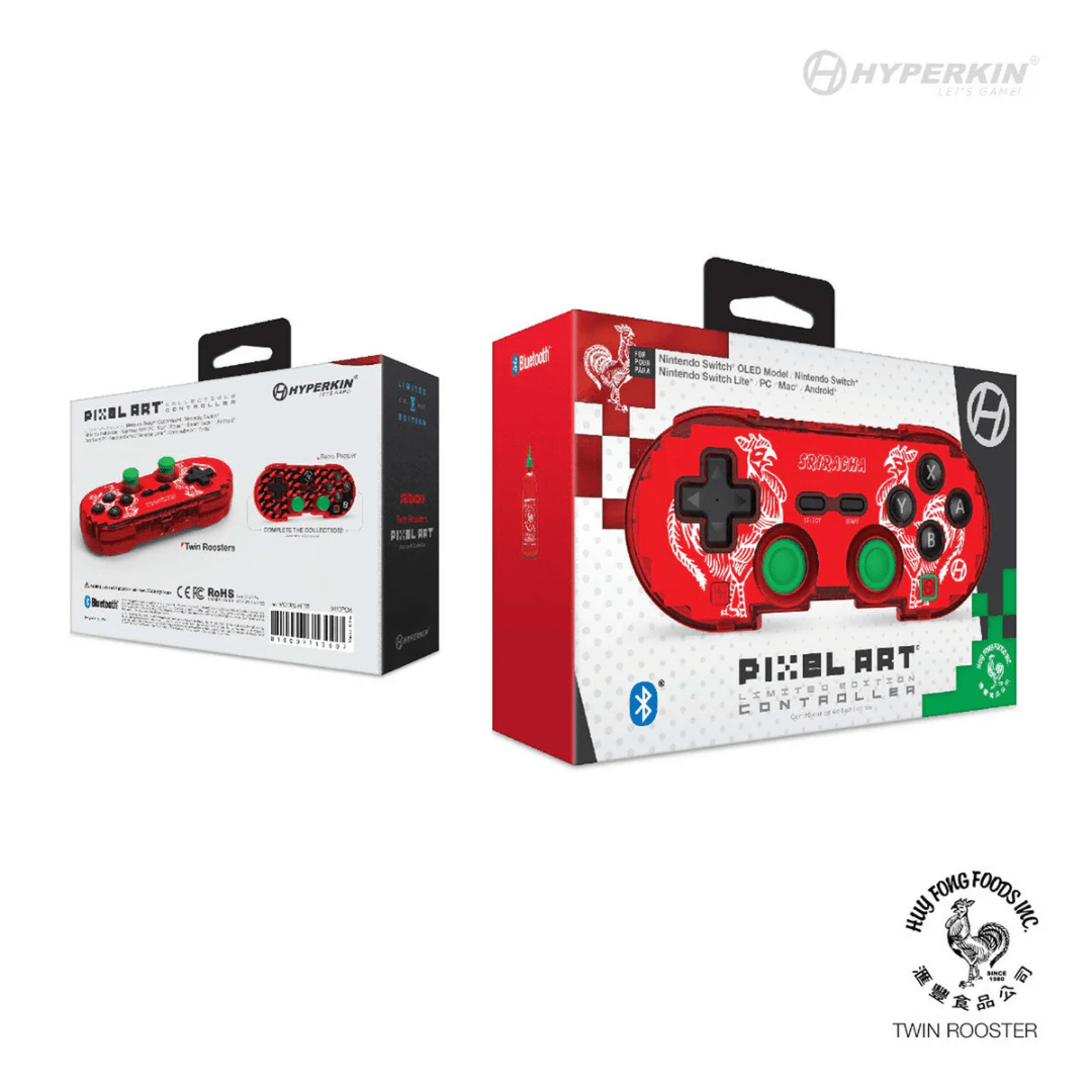 Hyperkin Sriracha Pixel Art Controller – Limited Edition for Controller – CastleMania Games