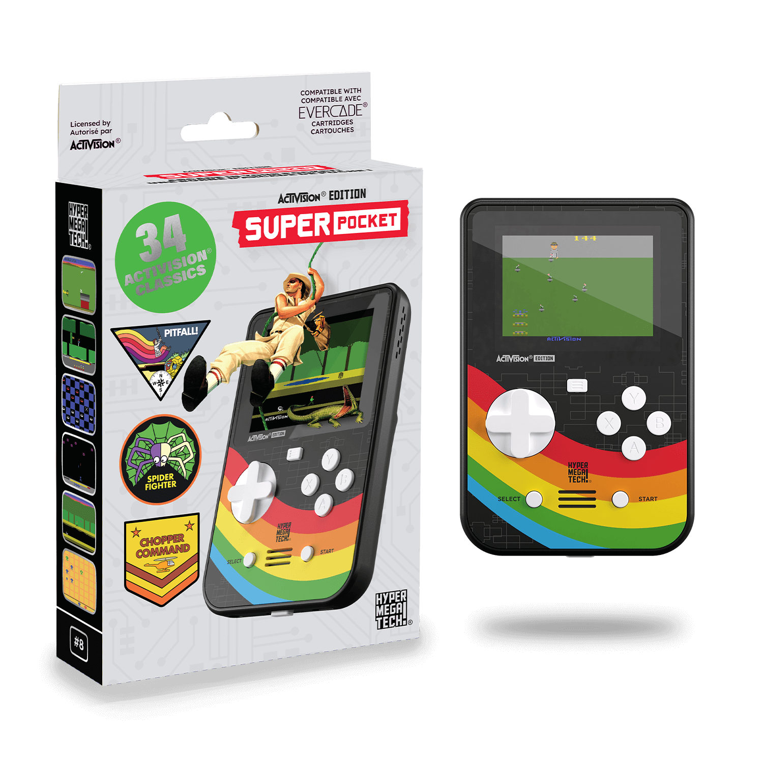 HYPERMEGATECH! ACTIVISION SUPER POCKET for Portable Console – CastleMania Games