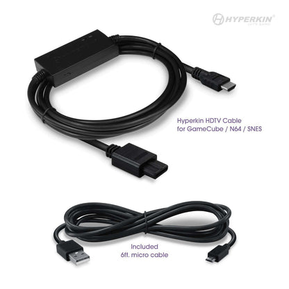 Hyperkin SNES - N64 - Gamecube 3-In-1 HDTV Cable