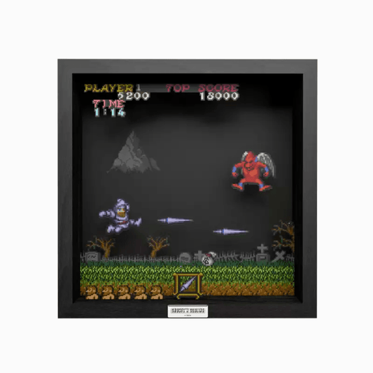 Pixel Frames - Ghosts 'N Goblins: The Red Arremer for Decor – CastleMania Games