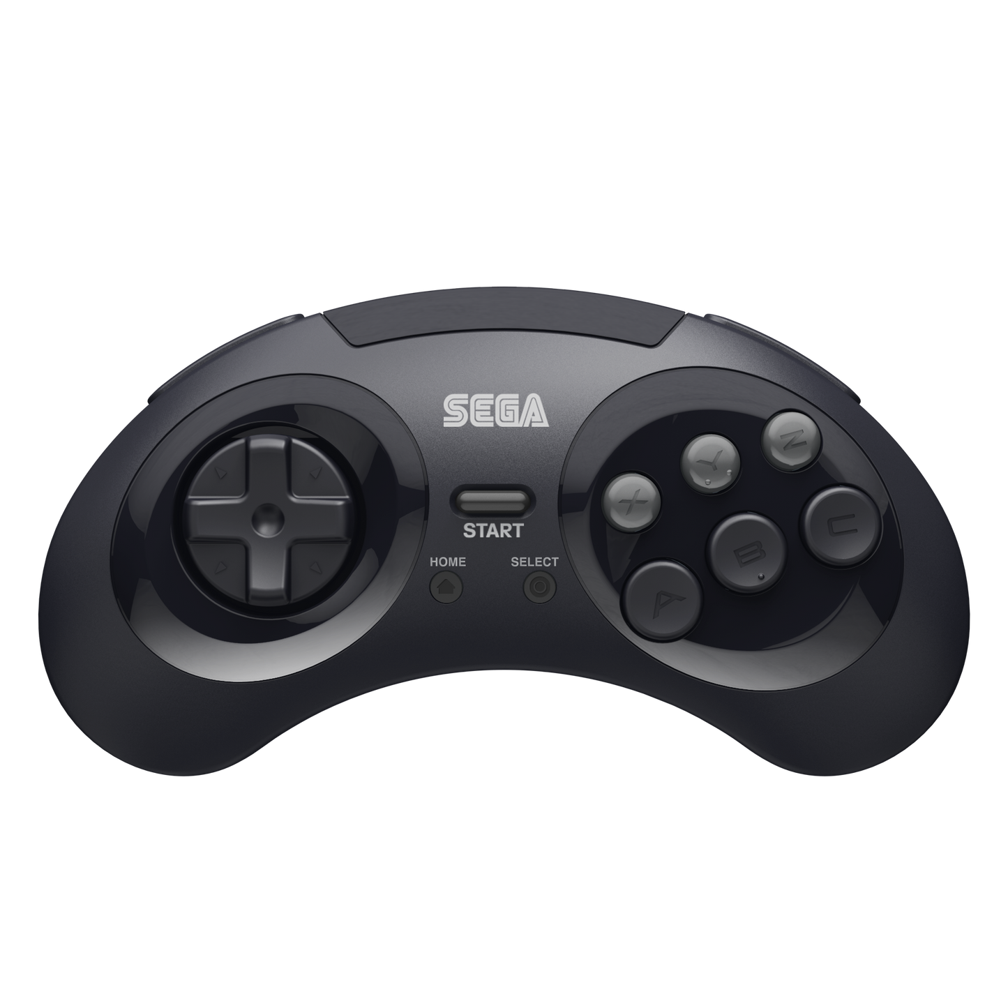 SEGA Genesis 8-Button Arcade Pad Black Wireless 2.4 GHz - CastleMania Games