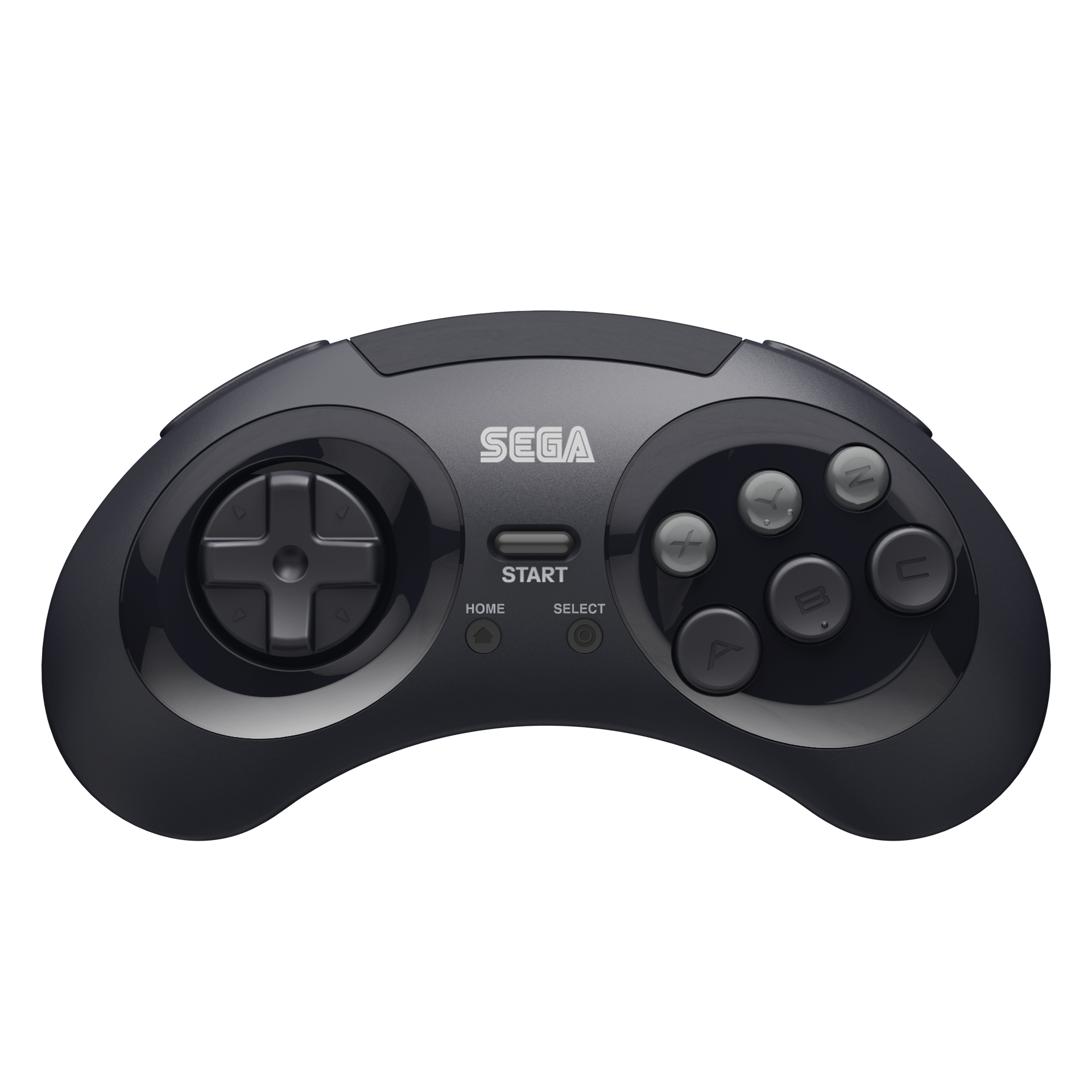 SEGA Genesis 8-Button Arcade Pad Black Wireless 2.4 GHz - CastleMania Games