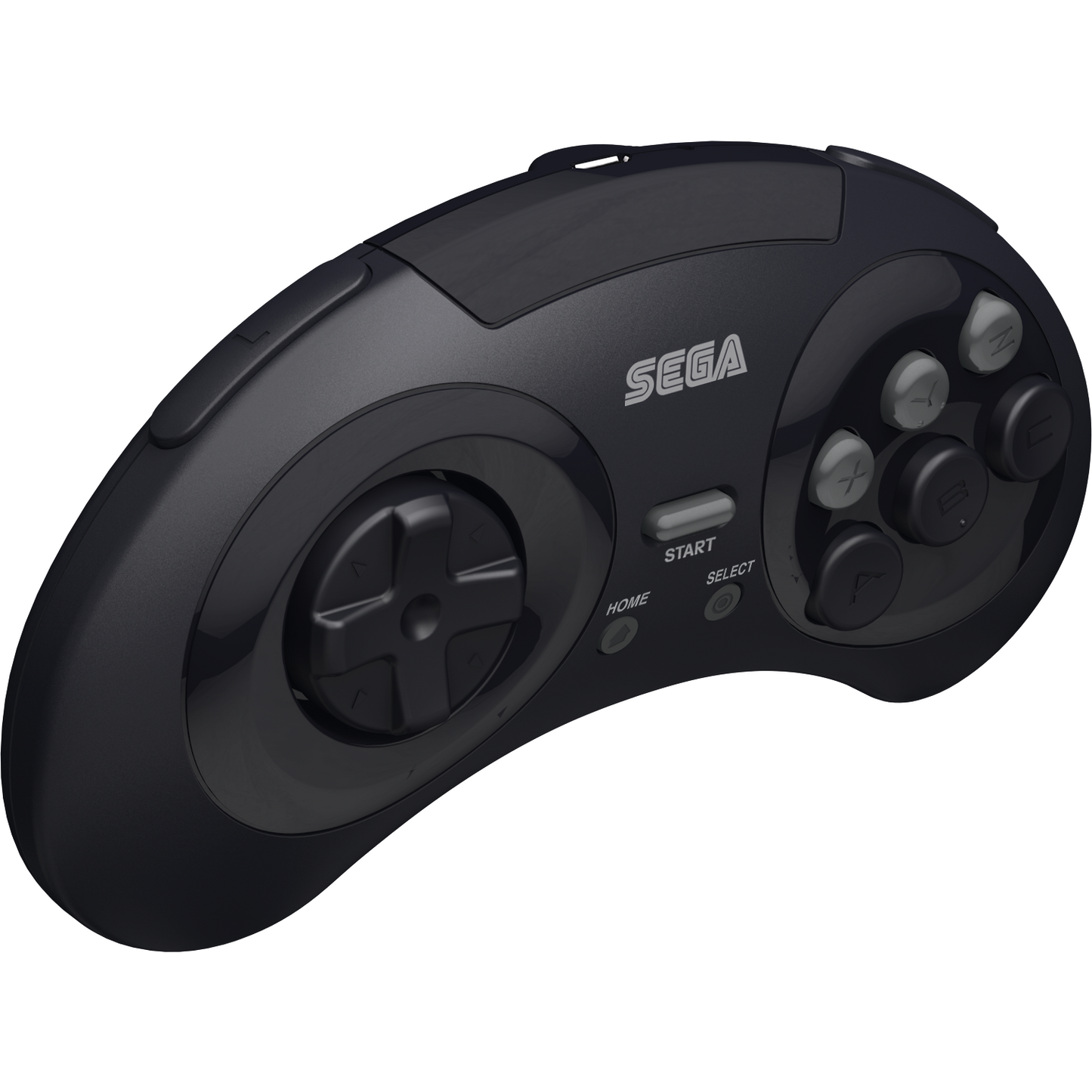 SEGA Genesis 8-Button Arcade Pad Black Wireless 2.4 GHz - CastleMania Games