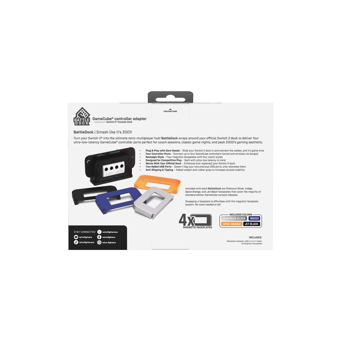 Retro Fighters Battle Dock for Switch2 for Charging Dock – CastleMania Games