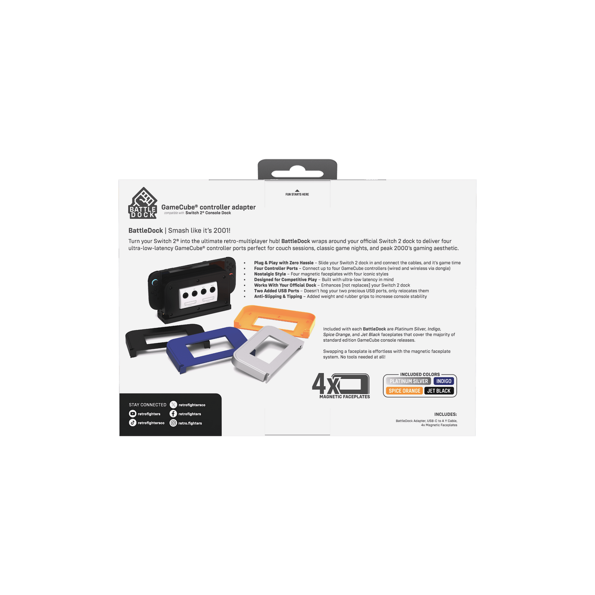 Retro Fighters Battle Dock for Switch2 for Charging Dock – CastleMania Games