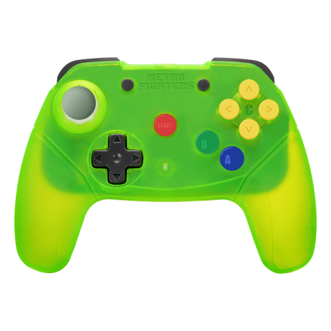 Retro Fighters Brawler64 2.4 Ghz Wireless Edition - Extreme Green for Controller – CastleMania Games