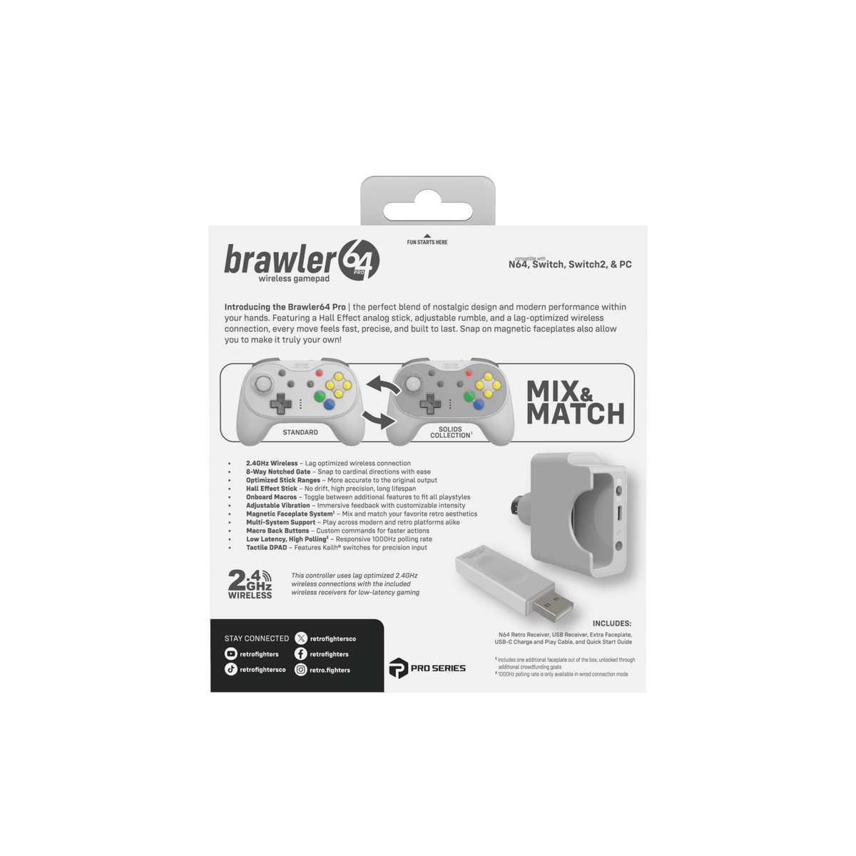 Retro Fighters Brawler64 Pro Series for Controller – CastleMania Games