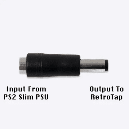 RetroTap DC Power Adapter, PS2 Slim PSU to RetroTap for Power Supply – CastleMania Games