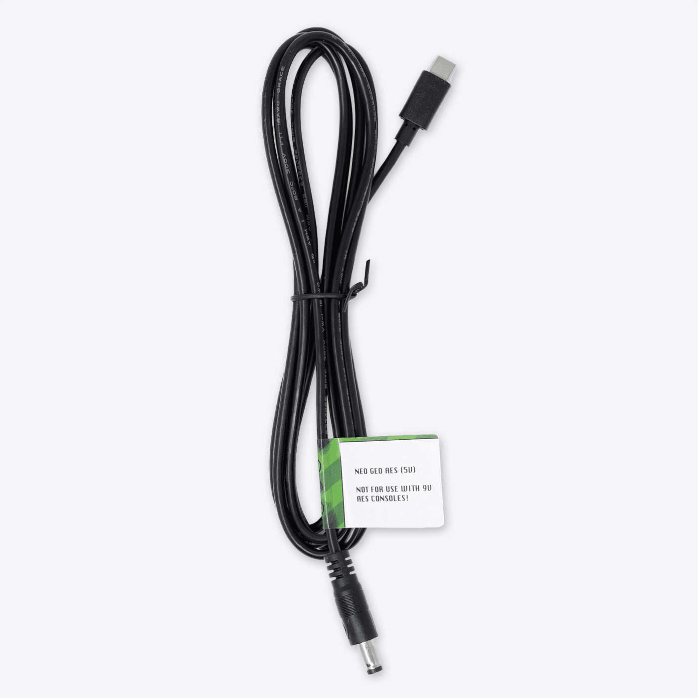 RetroTap DC Power Cable for 5V AES (USB-C to 5.5 x 2.1 mm)