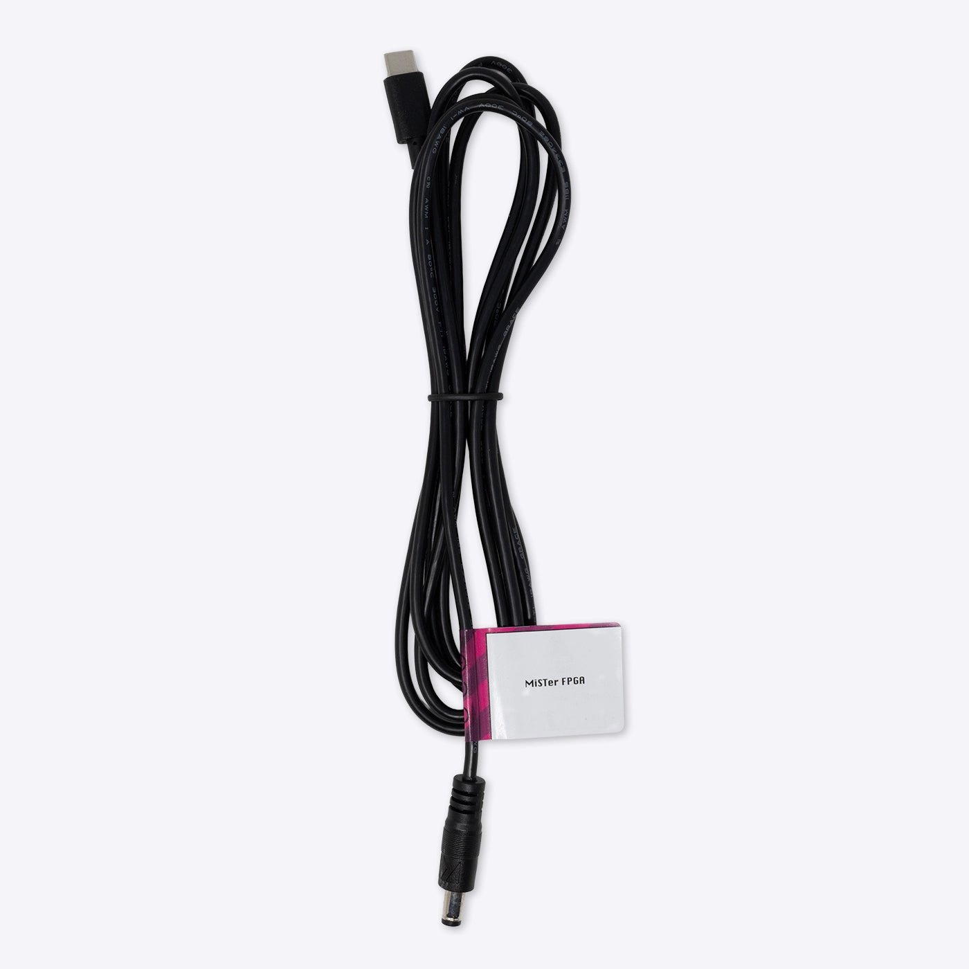 RetroTap DC Power Cable for MiSTer FPGA (USB-C to 5.5 x 2.1 mm)
