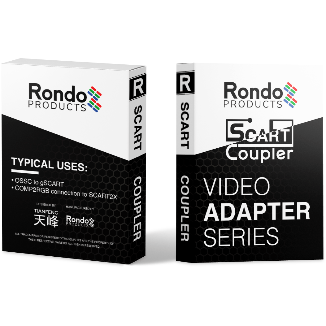 Rondo Products SCART Coupler for A/V Adapter – CastleMania Games