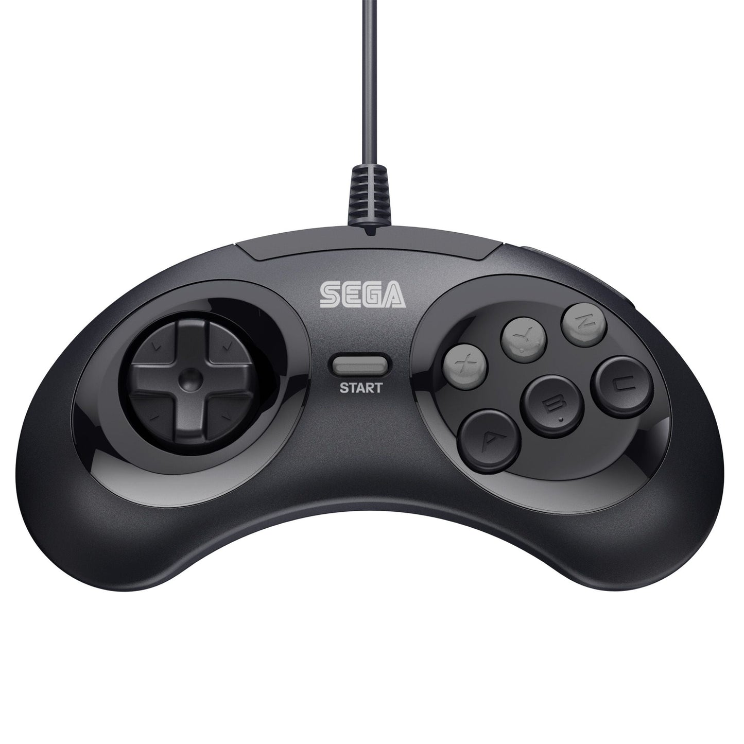 SEGA Genesis 6-Button Control Pad - Original Port - Black for Controller – CastleMania Games