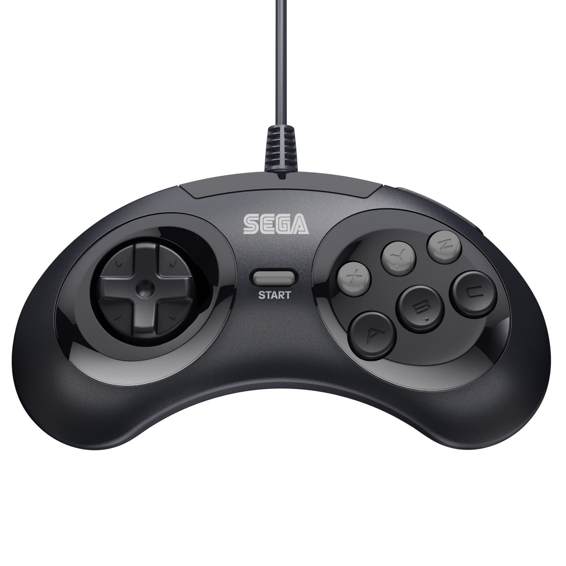 SEGA Genesis 6-Button Control Pad - Original Port - Black for Controller – CastleMania Games