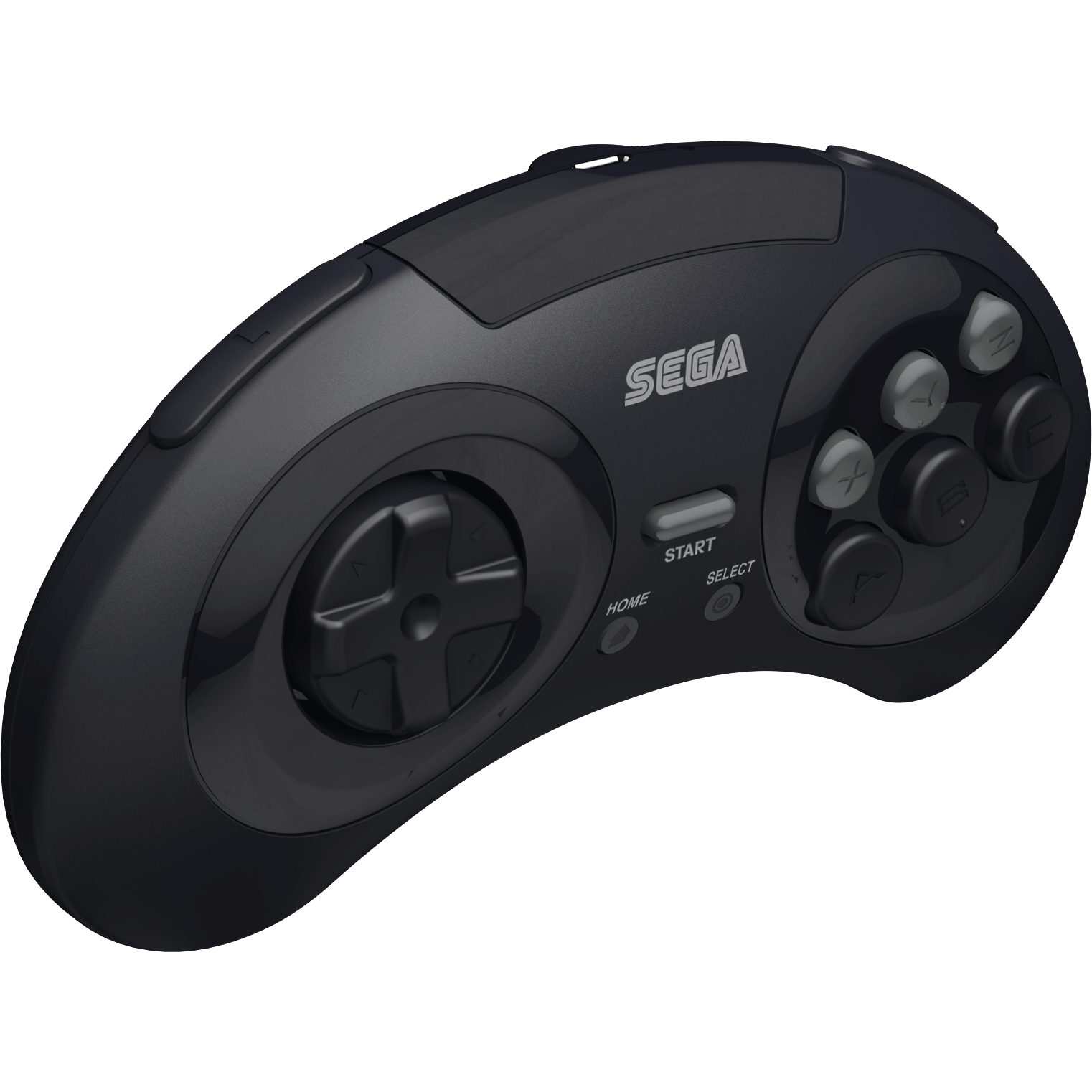 SEGA Genesis 8-Button Arcade Pad Black Wireless 2.4 GHz SEGA Genesis 8-Button Arcade Pad Black Wireless 2.4 GHz