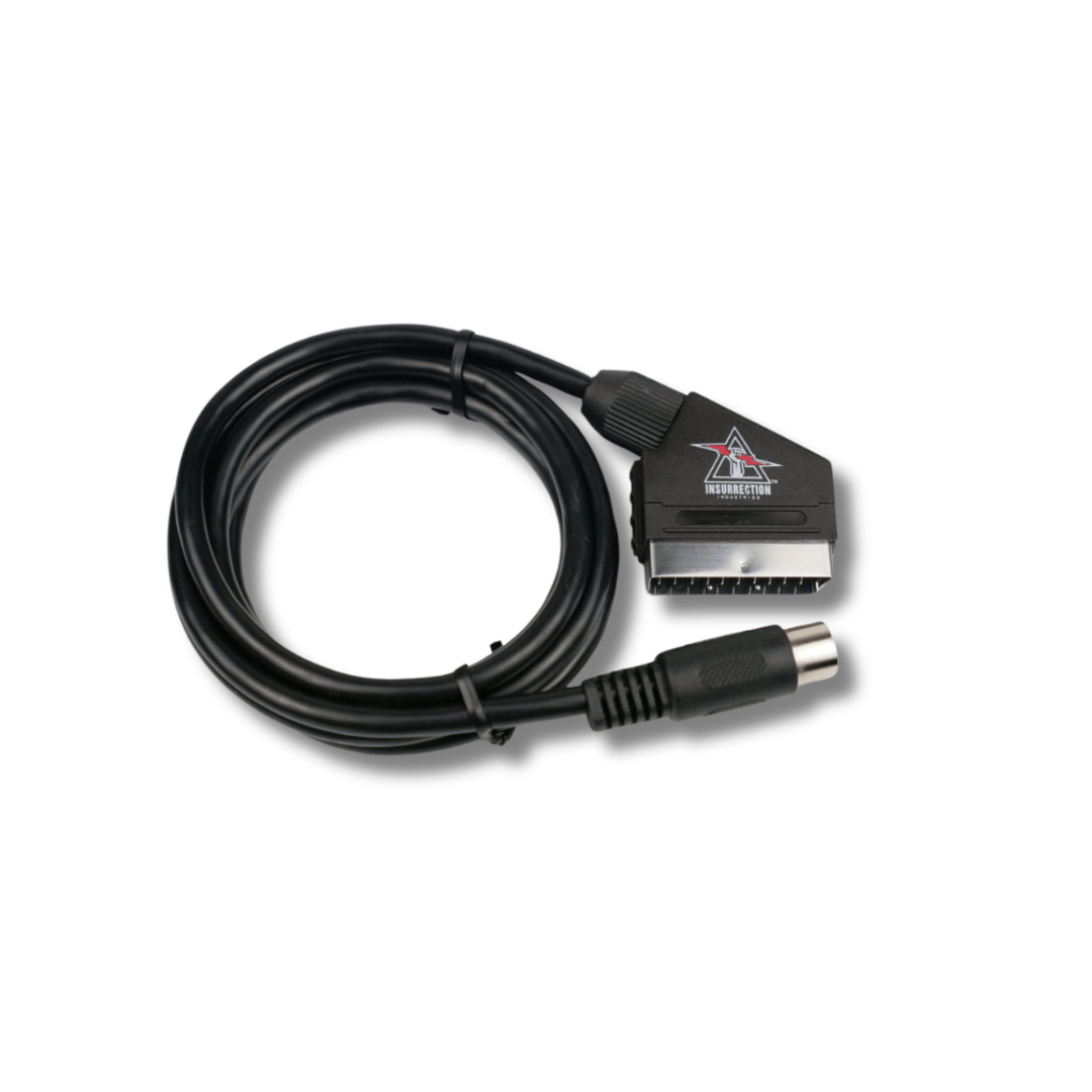 Sega Master System/Genesis Model 1(MONO AUDIO ONLY): RGB SCART Cable for A/V Cable – CastleMania Games