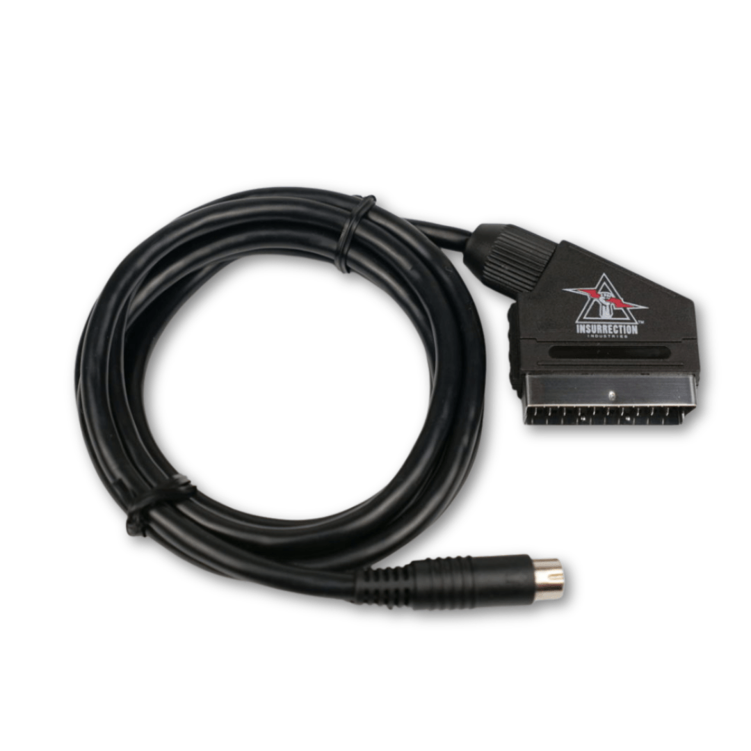 Sega Saturn: RGB SCART Cable (C - sync) for A/V Cable – CastleMania Games