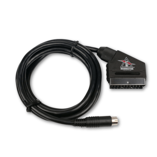 Sega Saturn: RGB SCART Cable (C - sync) for A/V Cable – CastleMania Games