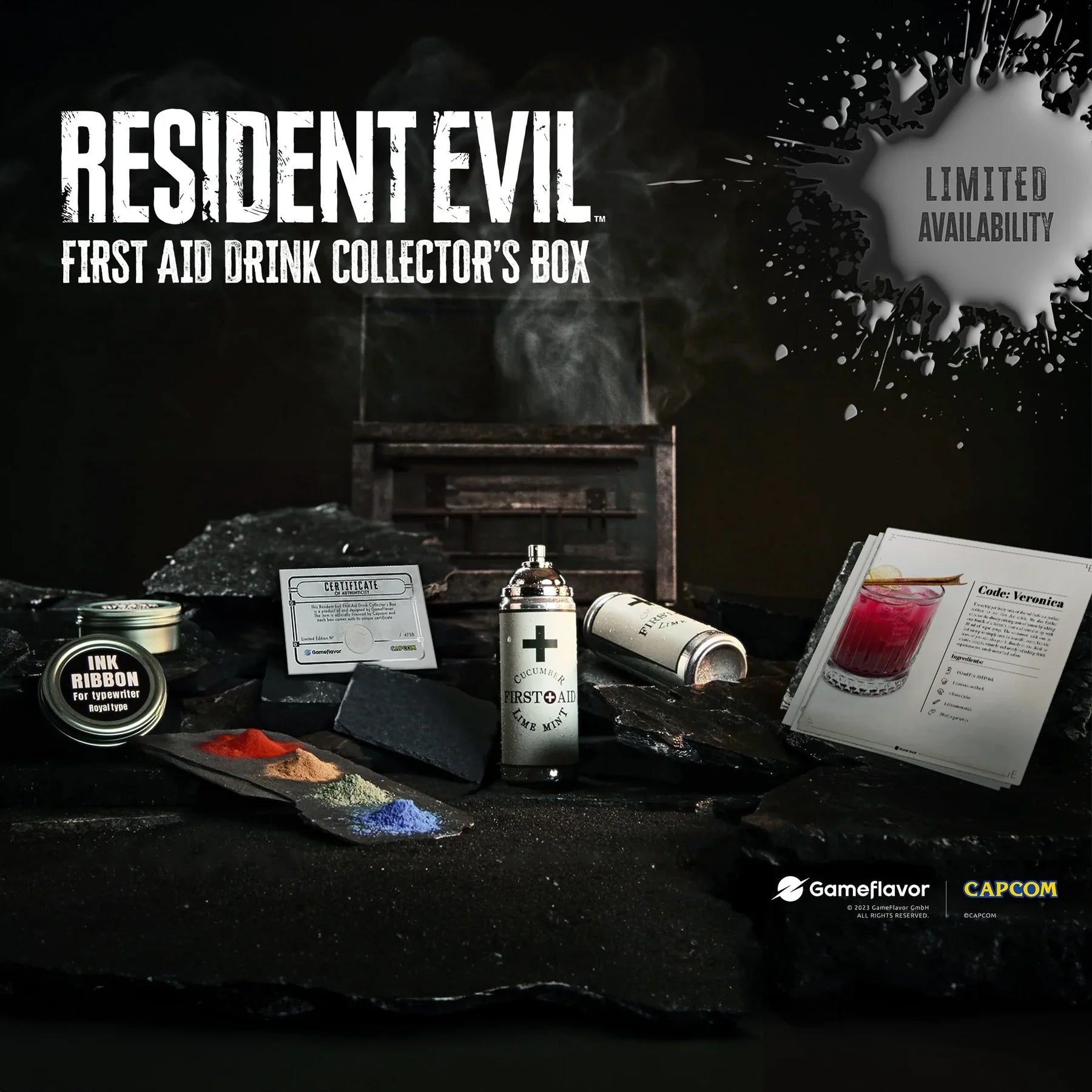 Resident Evil First Aid Drink - Limited Collector’s Box