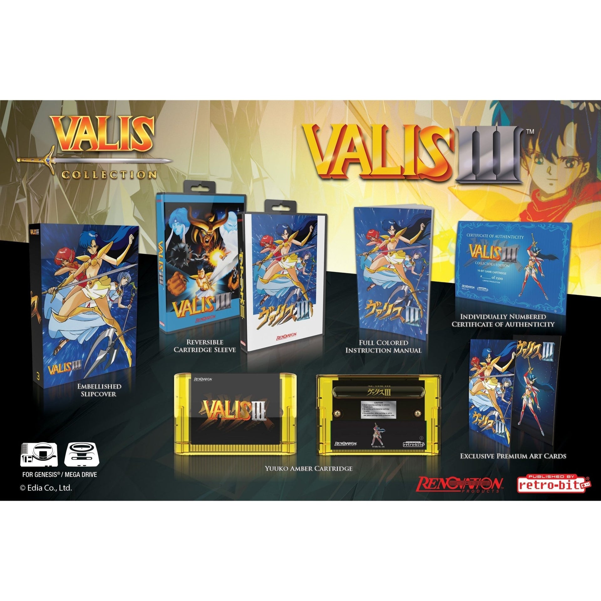 VALIS 3 (JAP) - SEGA MEGA DRIVE (Gebraucht) in Spiegel b. Bern für CHF