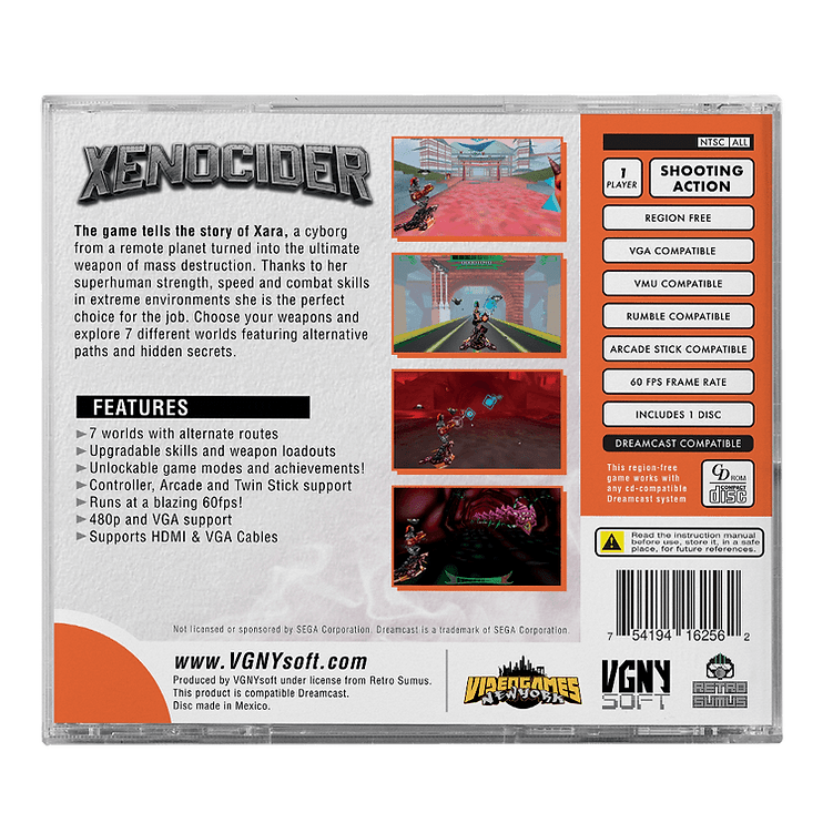 Xenocider [Sega Dreamcast] for Dreamcast Game – CastleMania Games